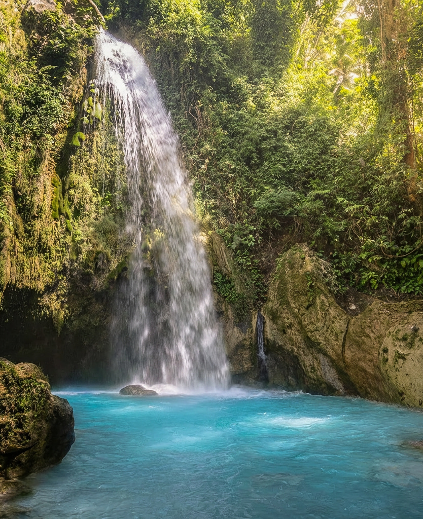 Ginatilan waterfall