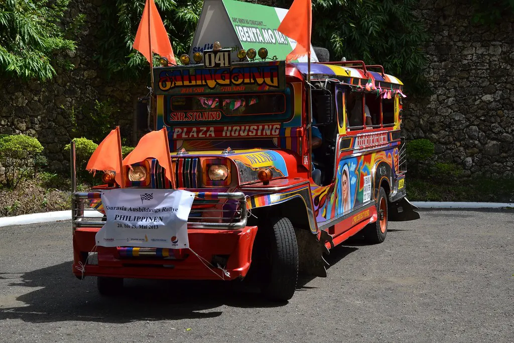 Colourful Cebu jeepney- on charter